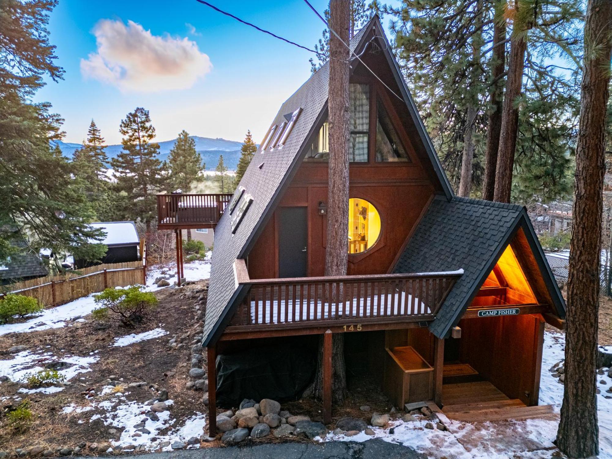 A-Frame Cabin With Hot Tub & Close To Lake Tahoe Tahoe City Exterior foto